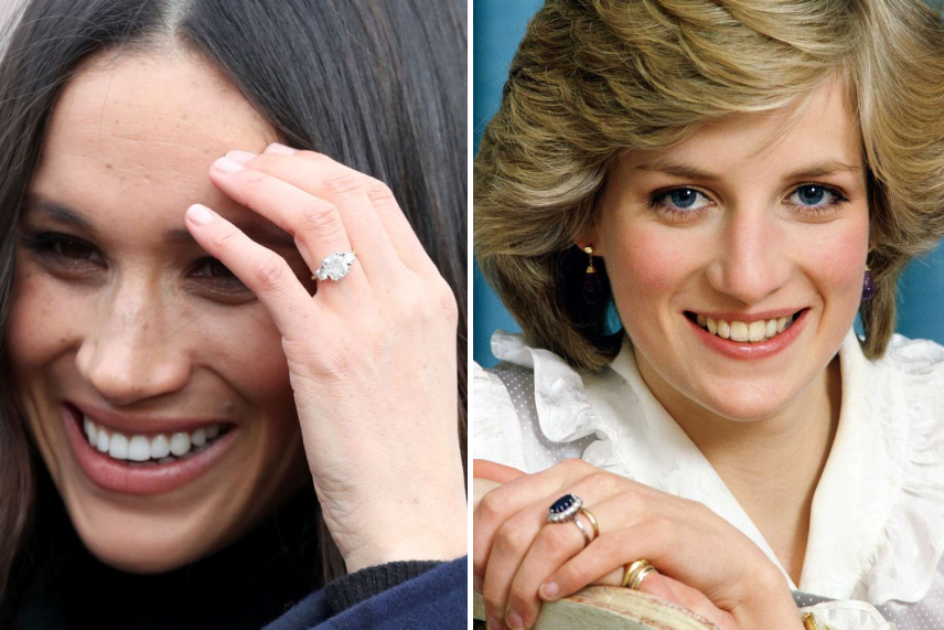 From Princess Diana to Meghan Markle: A Close Look at Royal Celebrity Wedding Rings