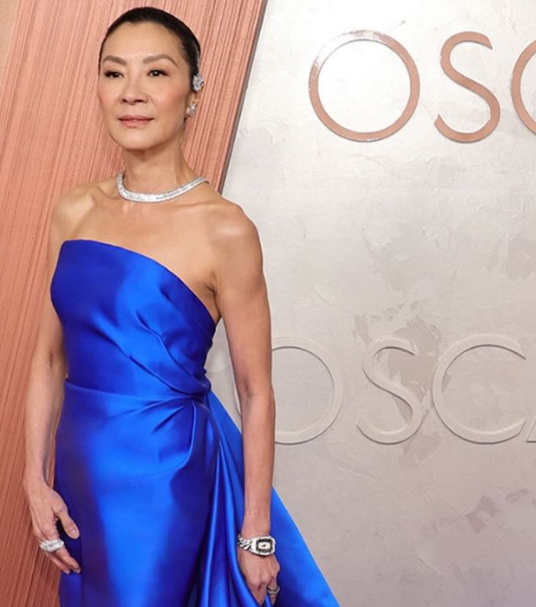 Michelle Yeoh's Elegant Boucheron Necklace