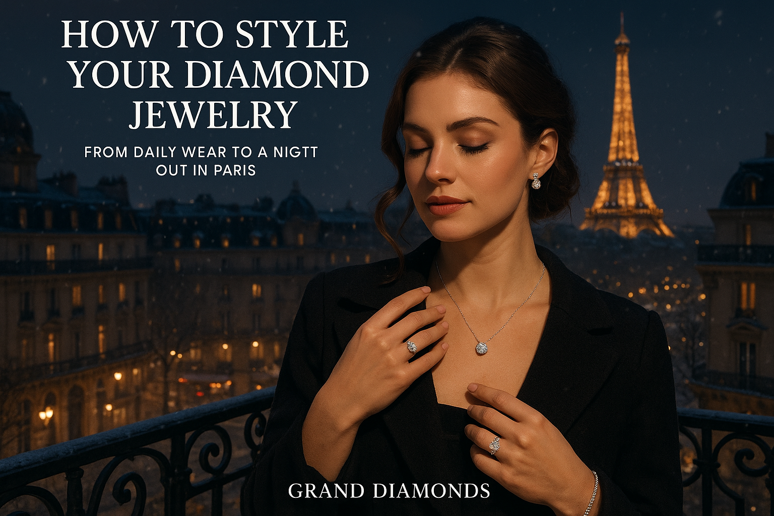 How to Style Your Diamond Jewelry: From Daily Wear to a Night Out in Paris